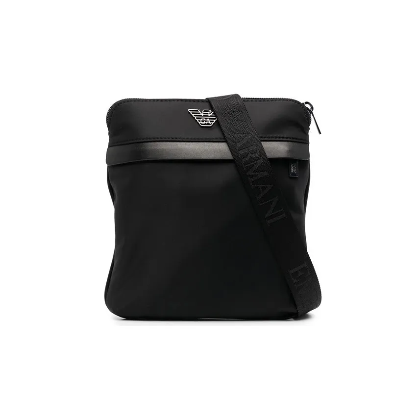 EMPORIO ARMANI Полиамид Курьерская Сумка Сумка через плечо Маленькая Мужская Черная