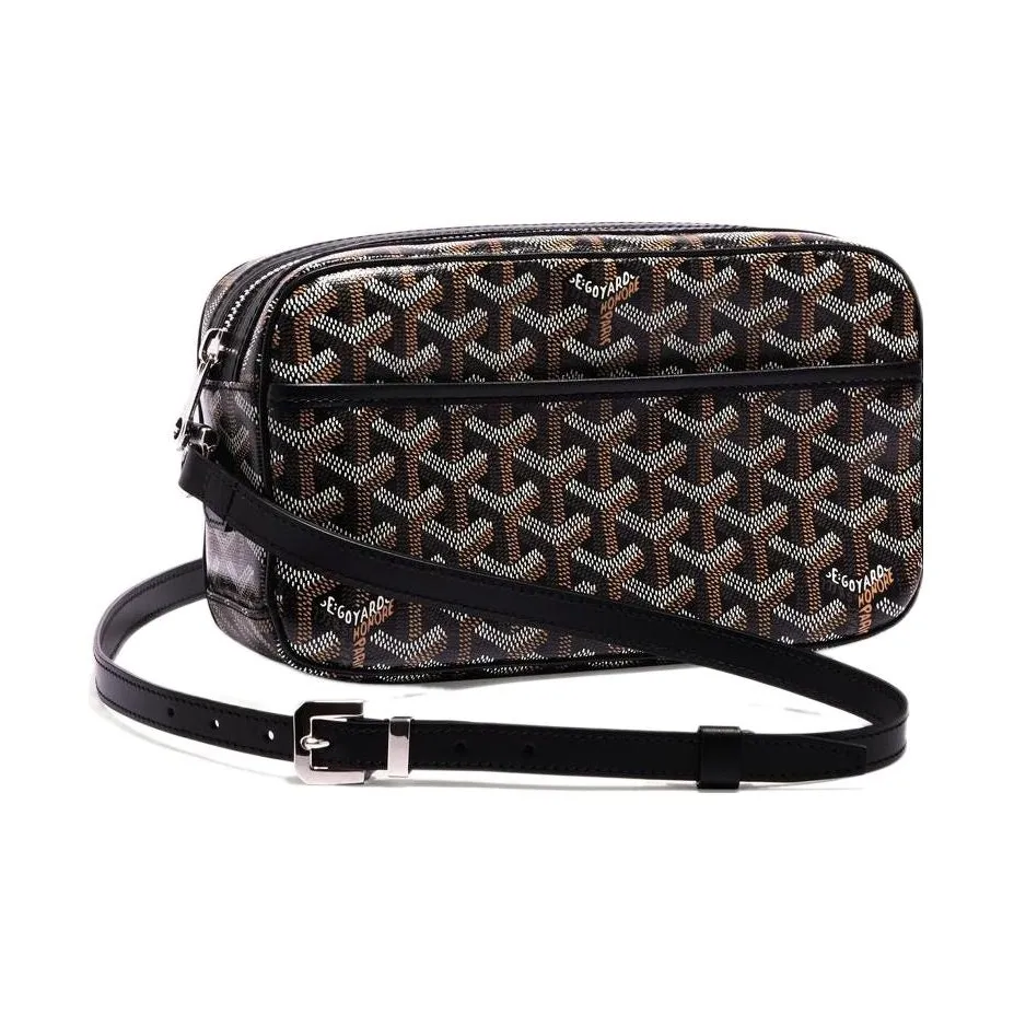 GOYARD Cap Vert Canvas With Leather Messenger Bag Camera Bags Shoulder Bag Crossbody Bag Small Size Unisex 11 Colors