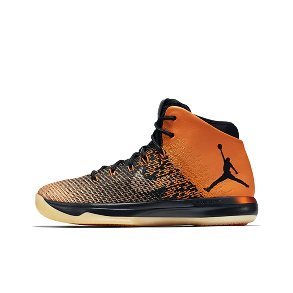 Jordan Air Jordan 31 Basketball Shoes Men High Top Black/Black/Starfish