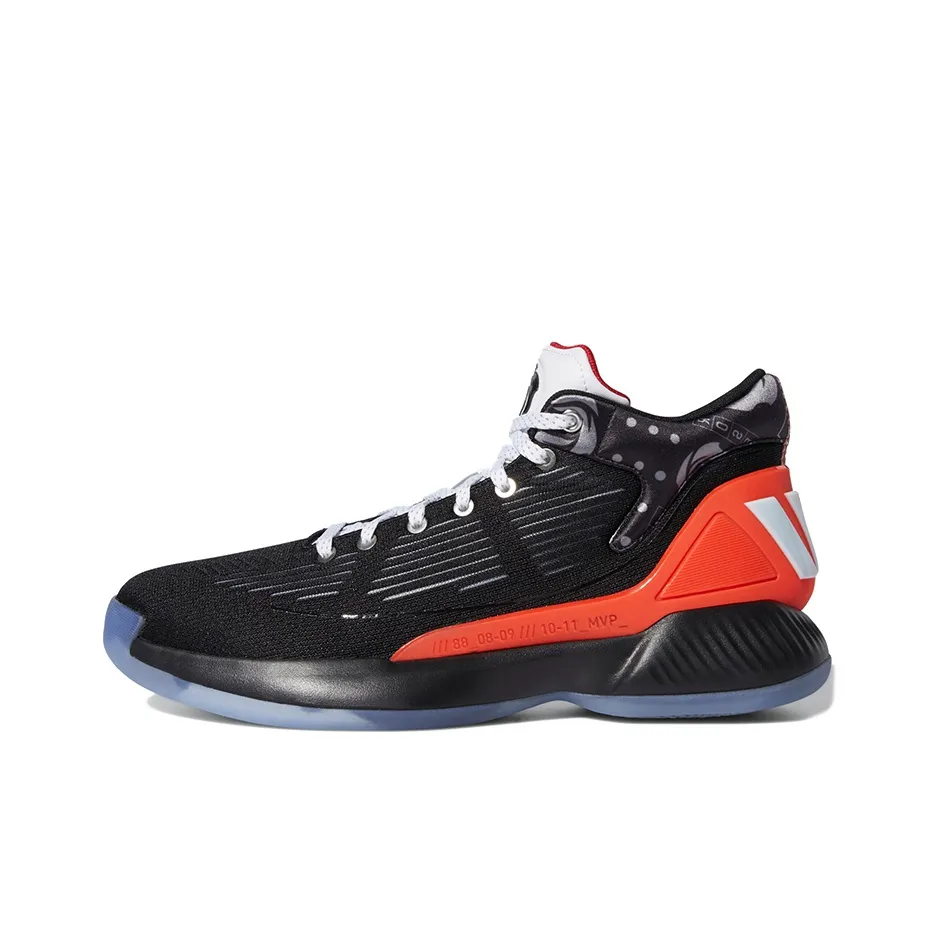 Adidas D Rose 10 Амортизаторы Устойчивые к истиранию Бейсболка Мужской Черный Красный Белый