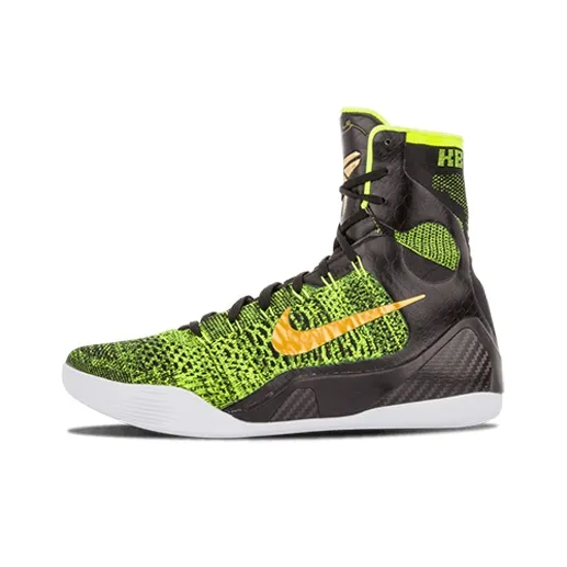 Nike Kobe 9 Elite Victory Restored Kobe 9 Non Slip Lightweight High Top Баскетбольные кроссовки для игры Мужской Зеленый