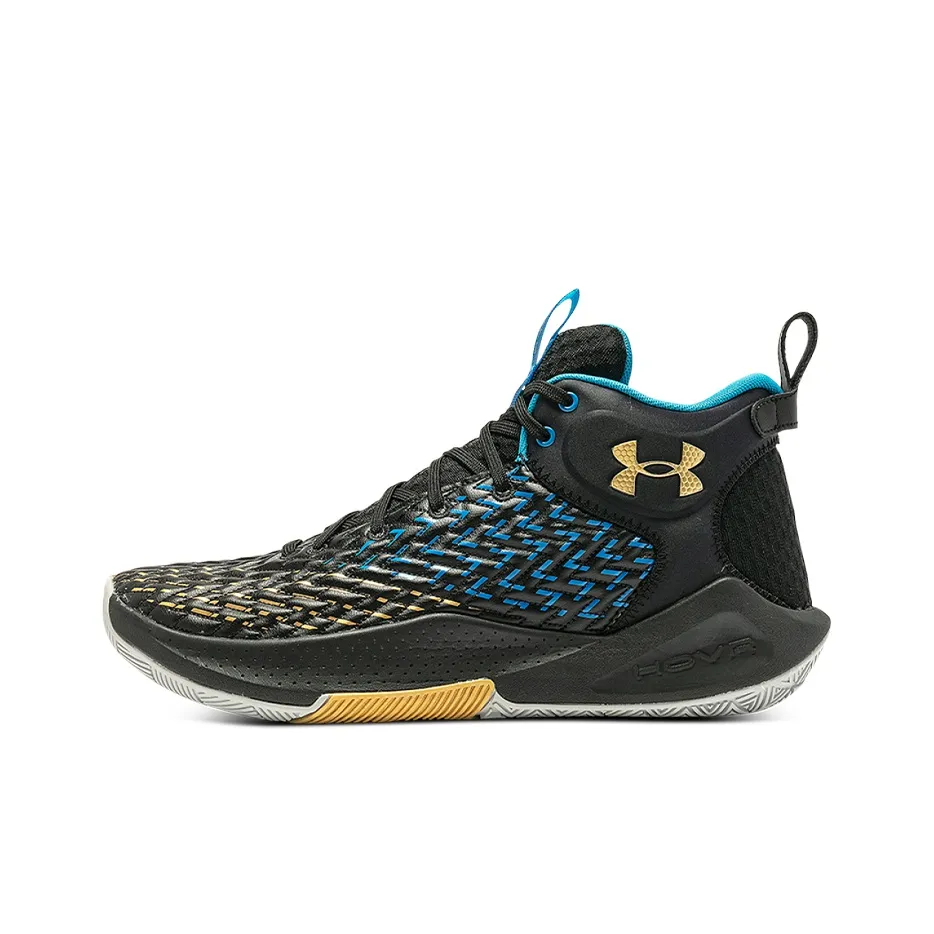 Under Armour Hovr Havoc 4 Clone 'Black Gold Blue'