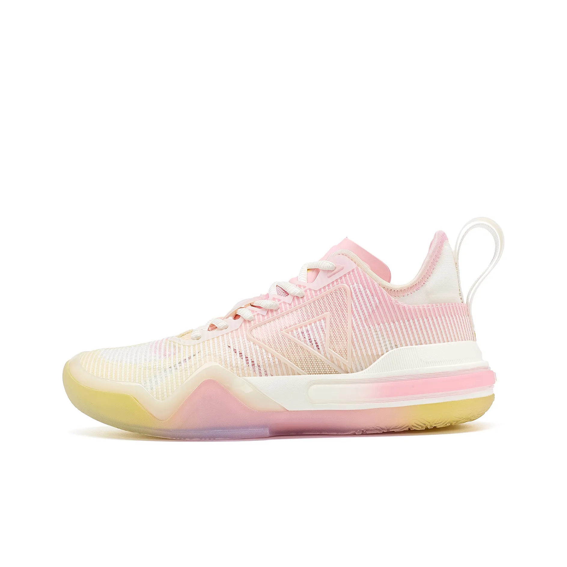 PEAK Wiggins AW1 Replaceable Version Taichi Ripple Low-Top Performance Basketball Shoes Women's Light Pink