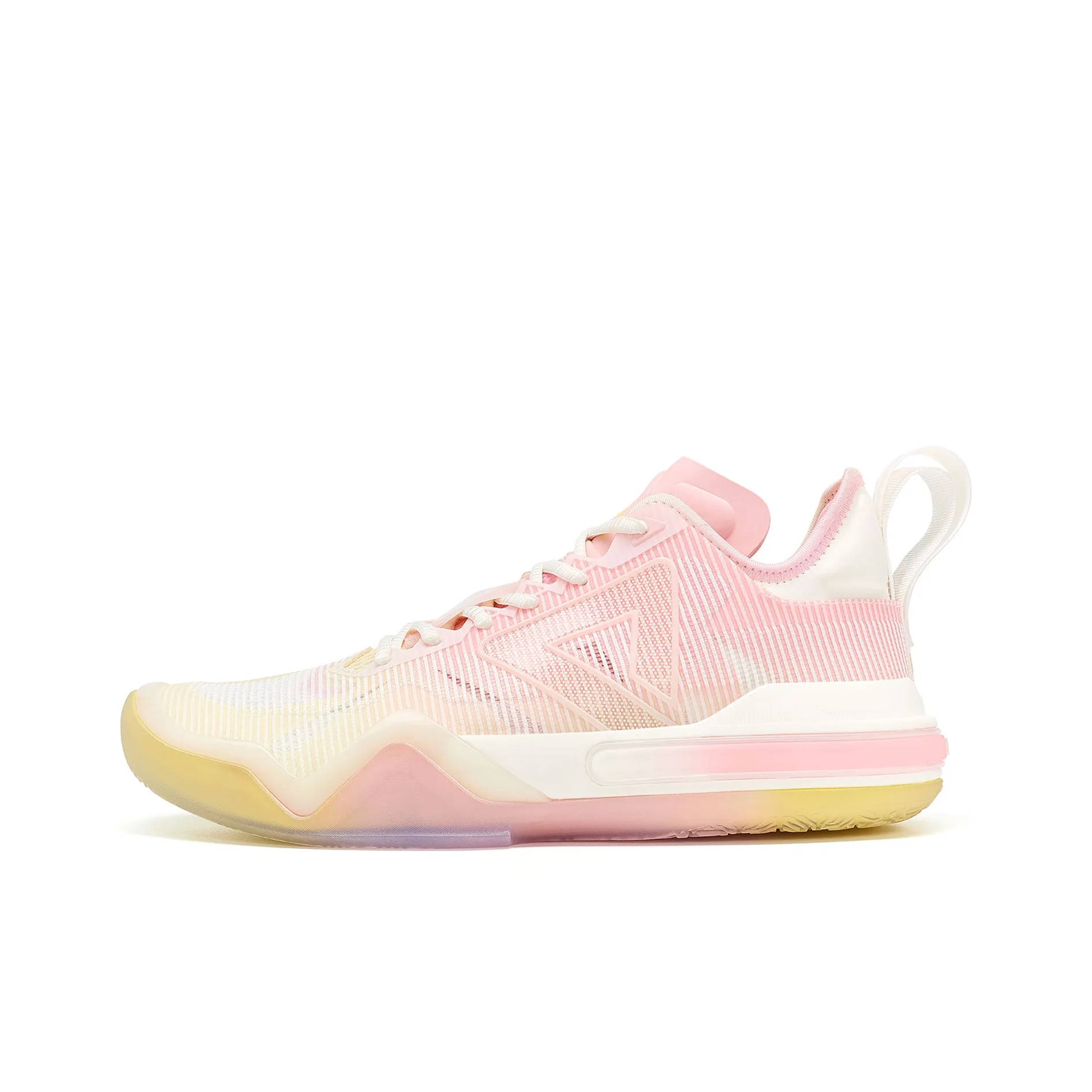 PEAK Wiggins AW1 Low-Top Performance Basketball Shoes Men's White Pink