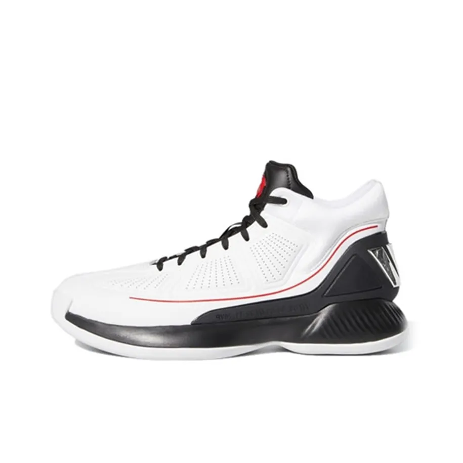 Adidas D Rose 10 White Black Red