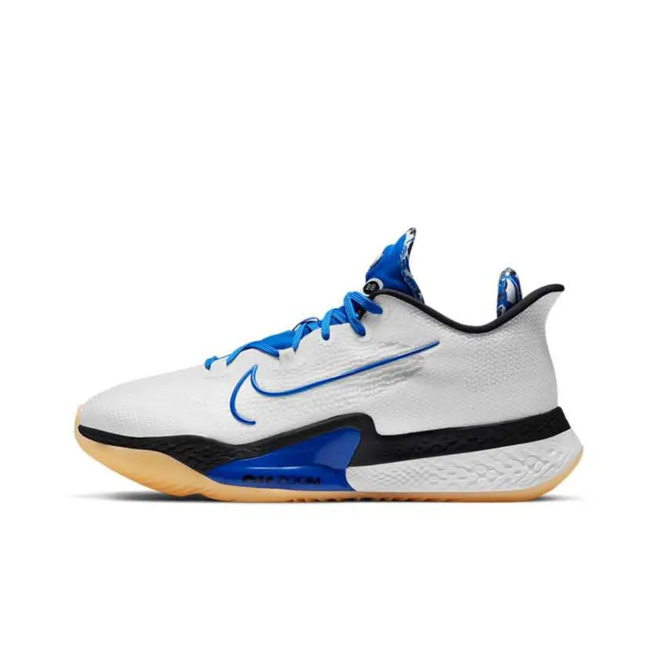 Nike Air Zoom BB NXT Basketball Shoes Unisex Low Top White/Blue