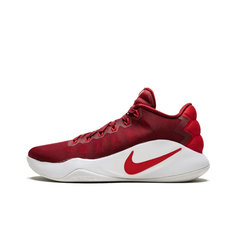 Nike Hyperdunk 2016 Low Амортизация Противоскользящий Легкий Низкий Топ Баскетбольные Кроссовки Мужские Красные