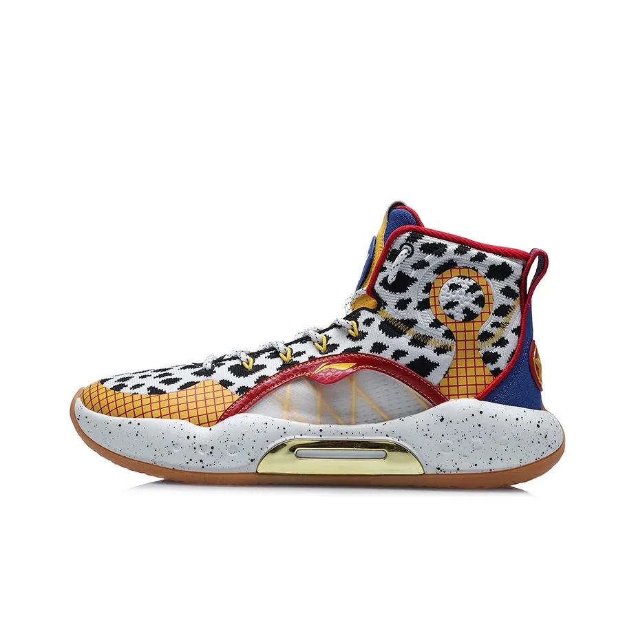 Li Ning Disney X Li Ning High Top White/Yellow/Blue