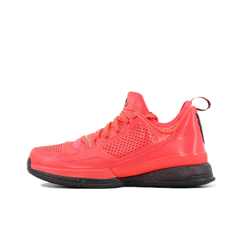 Adidas D Lillard 1 Slip Резистентный и Дышащий Низкий Топ Баскетбольные Кроссовки Мужские Кораллово-Розовый