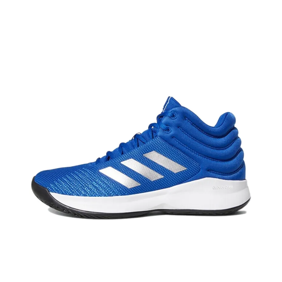 Adidas Pro Spark Аbrasion Resistant MID Топ Баскетбольные кроссовки Мужской Синий