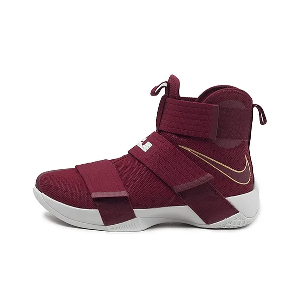 Nike Zoom Soldier 10 LeBron Солдат 10 Амортизация Высокие Баскетбольные Кроссовки Мужские Красные