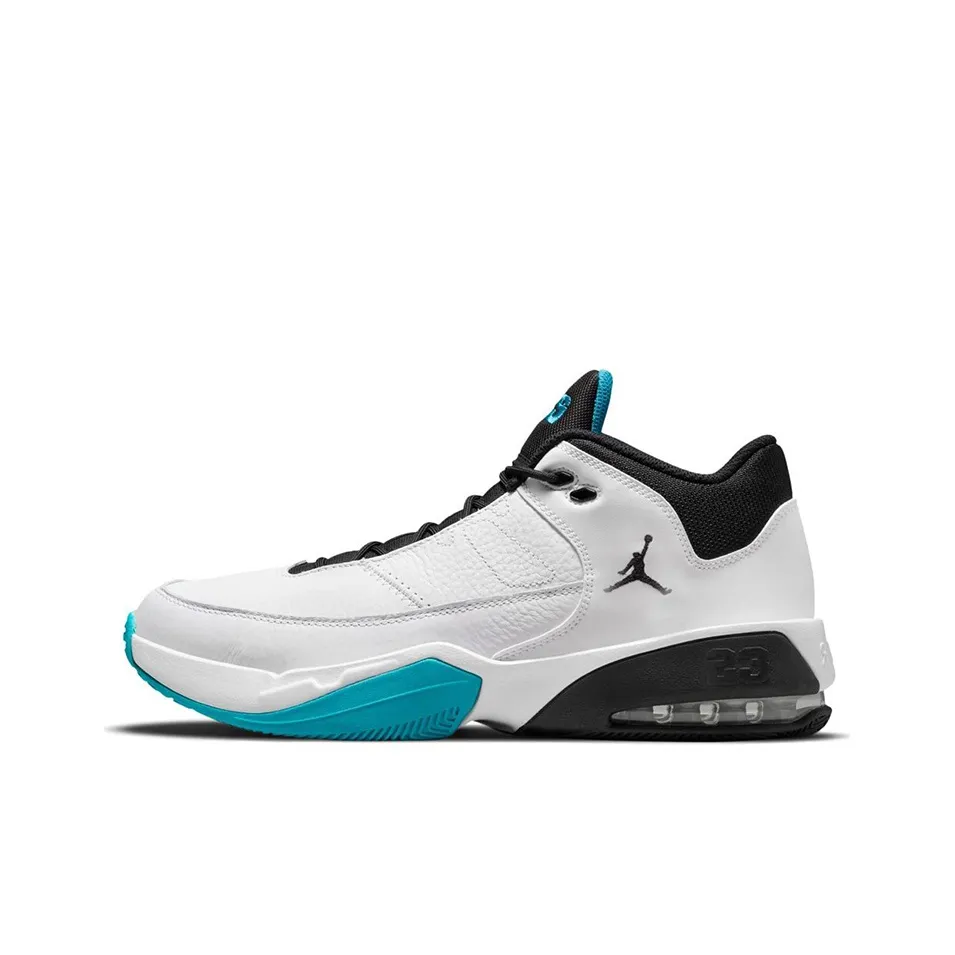 Jordan Max Aura 3 White Cyber Teal
