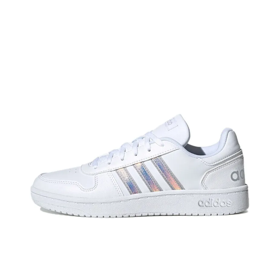 Adidas Hoops 2.0 'White Silver' Women's