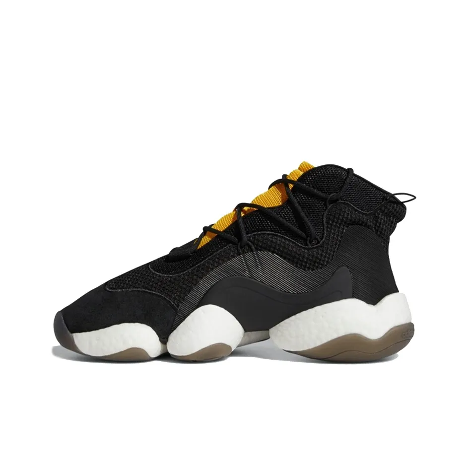 Adidas Originals Crazy BYW 1,0 Slip-resistant Abrasion-resistant Low-top Basketball Shoes Men's Black Adidas Originals Crazy BYW 1,0 Противоскользящие Устойчивые к истиранию Низкий Топ Баскетбольные Кроссовки Мужские Черные