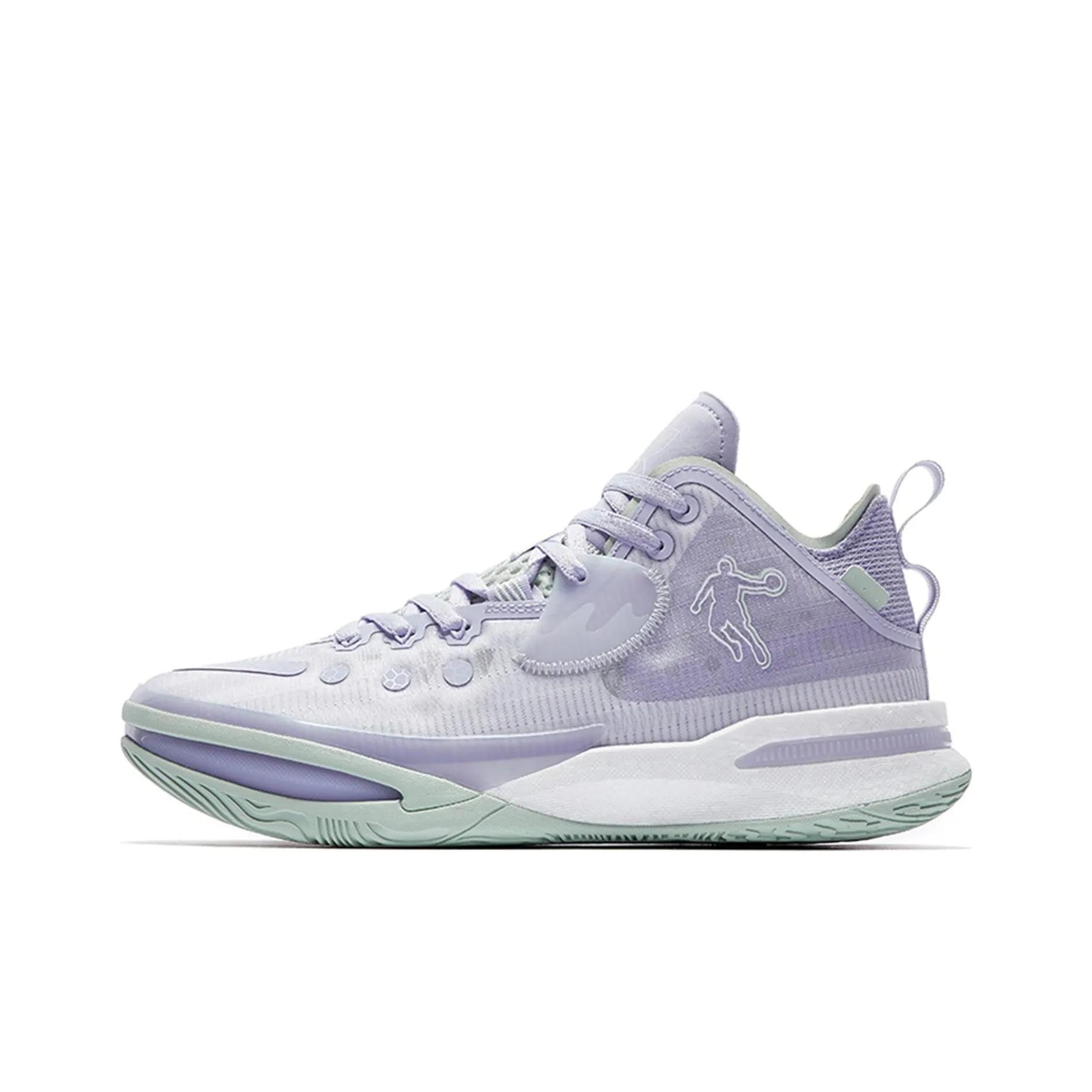 QIAODAN Wind Blade 3PRO Амортизация Противоскользящие Устойчивые к истиранию MID Топ Баскетбольные кроссовки Мужские