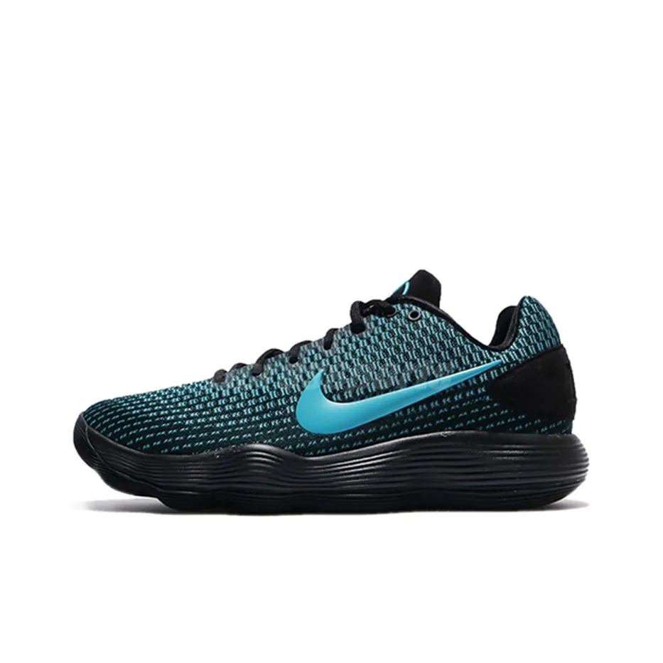 Nike Hyperdunk 2017 React Bajo EP Low Топ Баскетбольные кроссовки для игры Мужской Черный Синий
