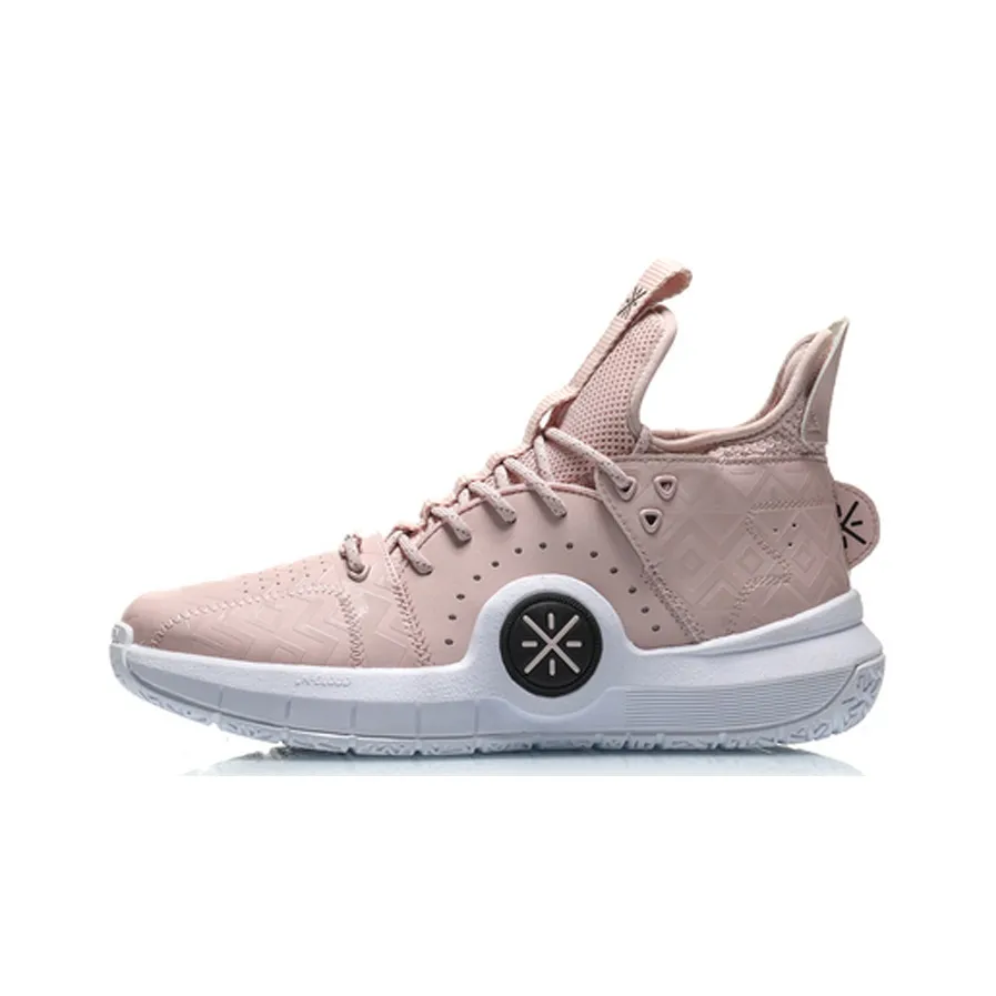 LiNing Wade Collection Cushioning Support Mid-Top Basketball Shoes Men's Coffee Tea Red