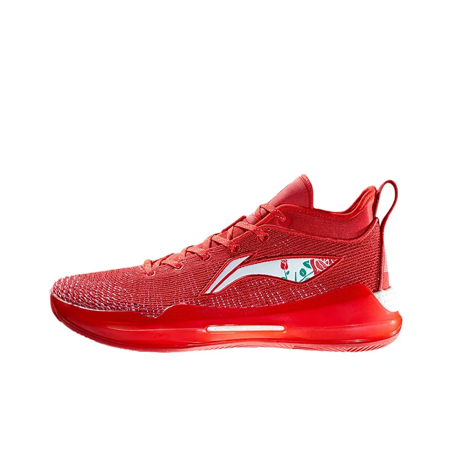 LINING YuShuai 13 Basketball Shoes Men's Mid Top Flame Red