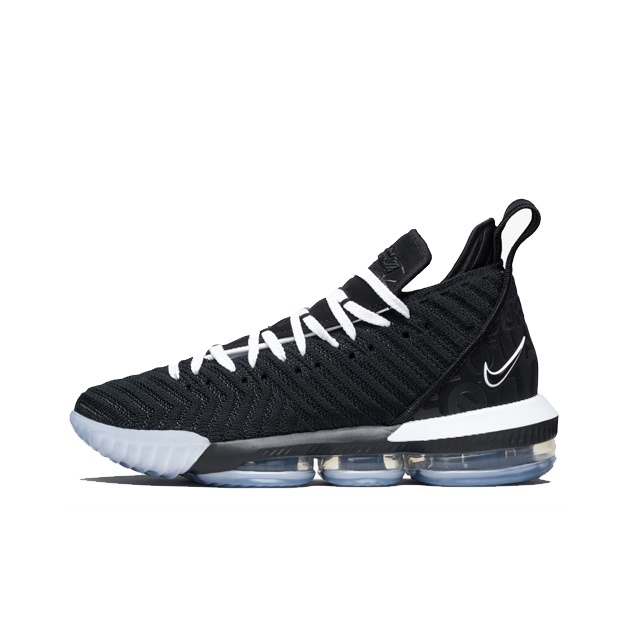 lebron 16 black white grey