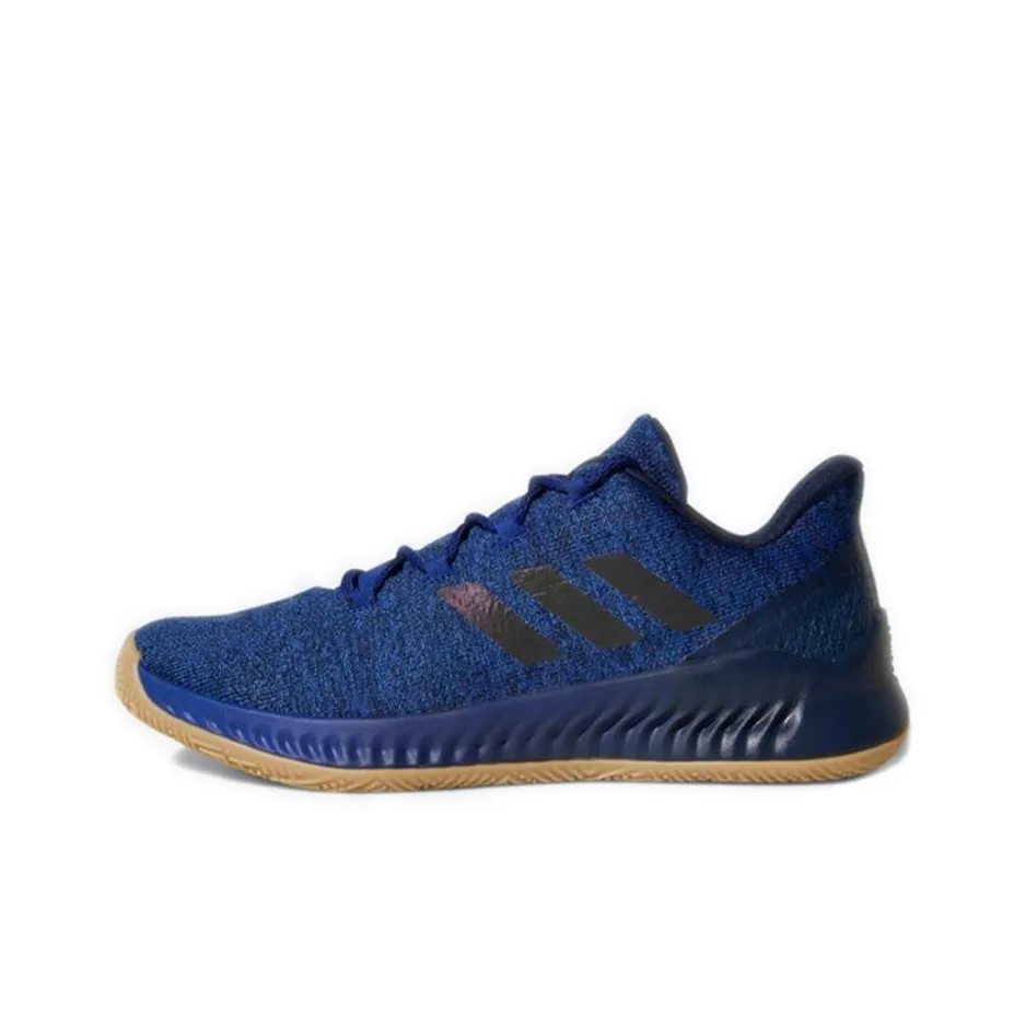 Adidas Harden B E X Low Топ Баскетбольные кроссовки Мужской Синий