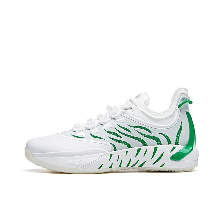ANTA Gordon Hayward GH1 Slip-Resistant Shock Absorbers Low Top Баскетбольные кроссовки Мужской Белый Зеленый