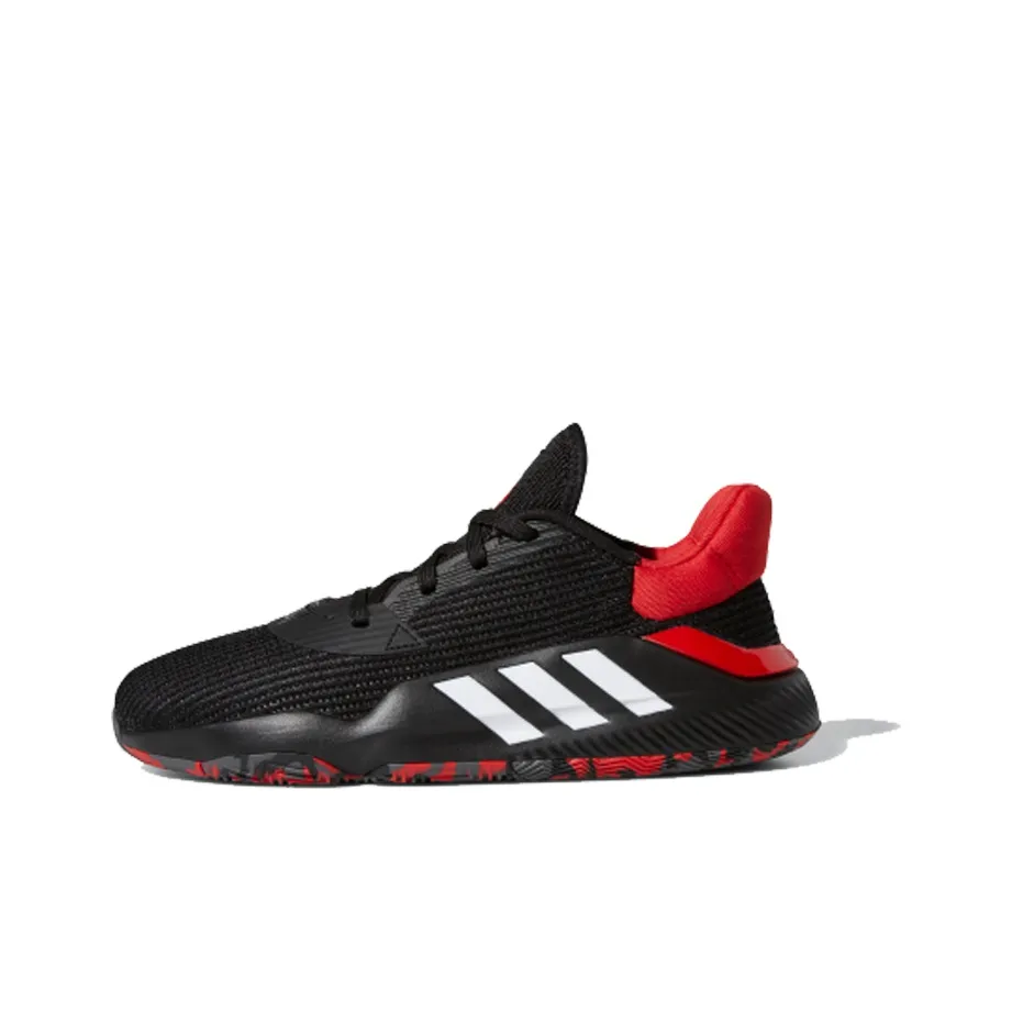 Adidas Pro Bounce Madness 2019 Basketball Shoes Men Low Top Black/Red