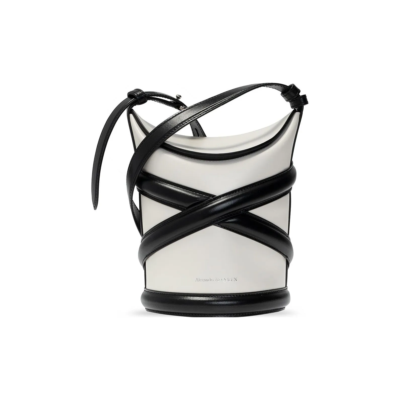 Alexander McQueen THE CURVE BAG Cow Leather Handbag, Shoulder Bag, Crossbody Bag Regular Women's