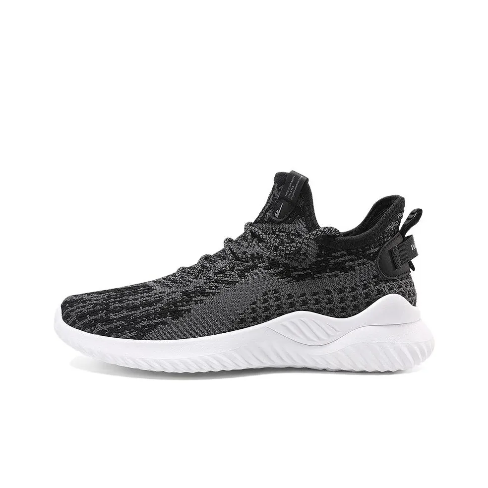 Warrior Low Топ Спортивная Повседневная Обувь Мужская Черно-Белая