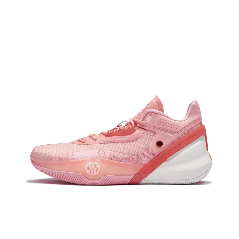 361° AG3 Aaron Gordon 3 Cushioning Anti Slip And Wear Resistant Mid Top Performance Basketball Shoes Men's Grapefruit