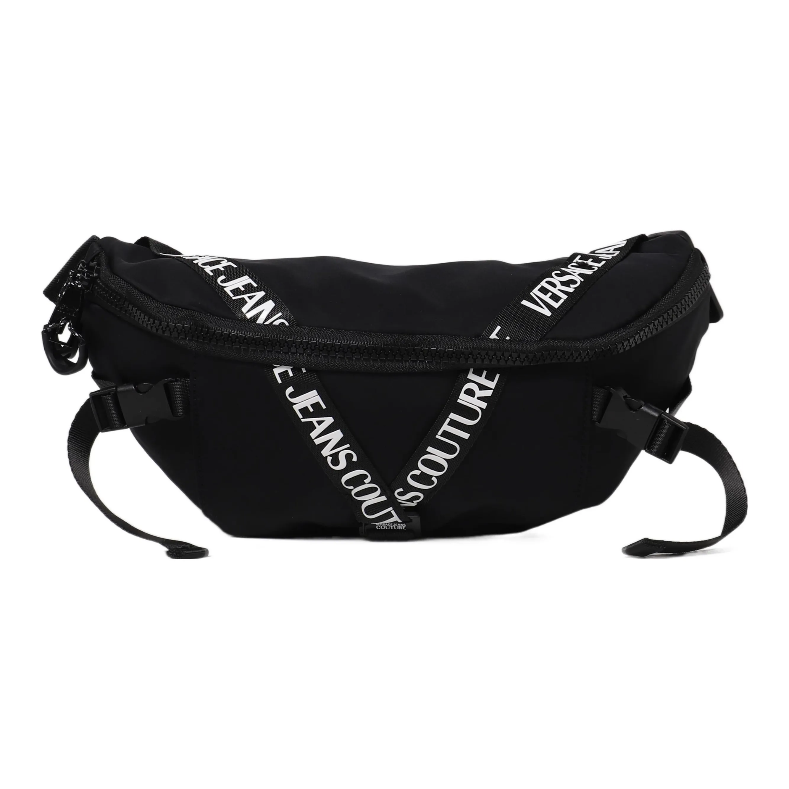 VERSACE JEANS COUTURE Нейлоновая сумка через плечо сумка на плечо поясная сумка большая мужская черная