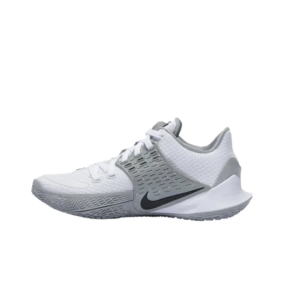 Nike Kyrie Low 2 TB Non Bottom Slip Легкий Low Top Баскетбольные кроссовки Унисекс Белый Серый