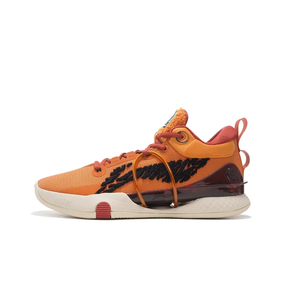 Disney x LiNing Speed 8 Premium Slip Resistant Abrasion Resistant Low top Basketball Shoes Men's Jams Oranges
