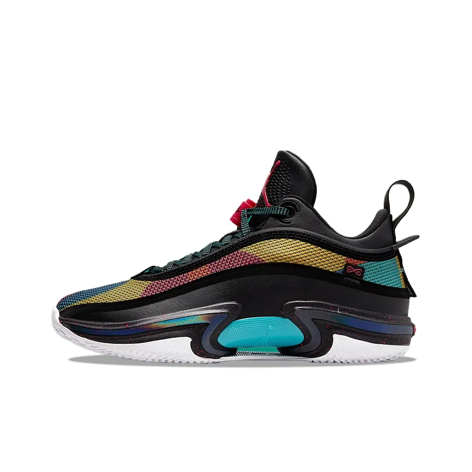 Air Jordan 36 Low 'Black Multi Color'