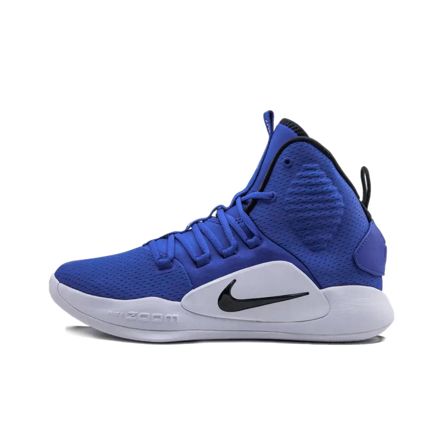 Nike Hyperdunk X TB Game Королевский Амортизирующий Противоскользящий Устойчивый к истиранию Высокий Топ