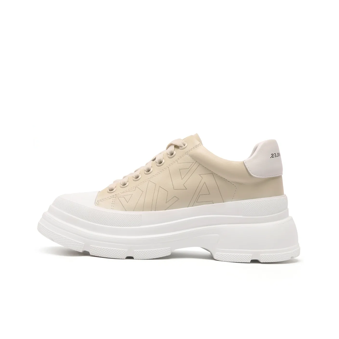 Anthony Miles Вода Краситель Низкий Топ Спортивная Повседневная Обувь Женская Светло-Желтая Белая