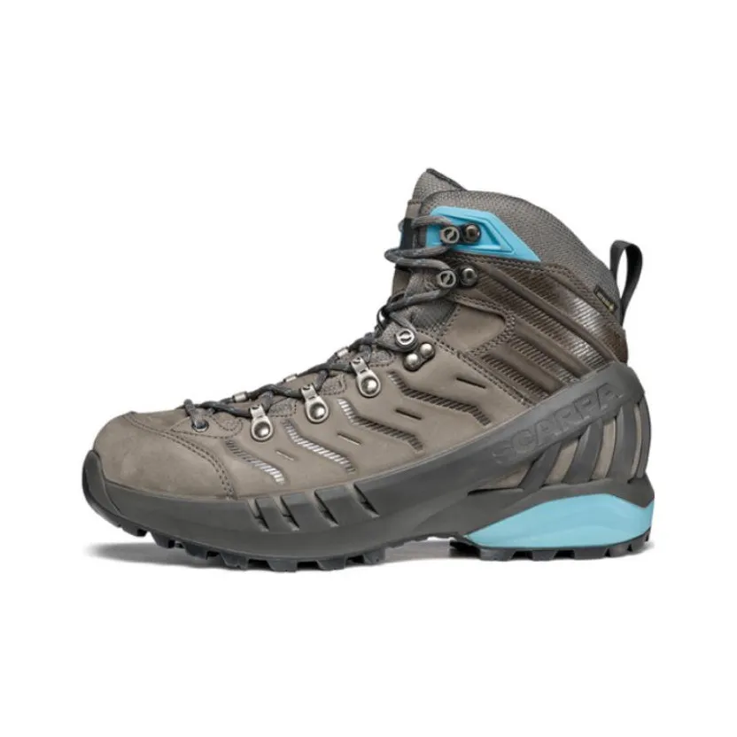 SCARPA Sica Hurricane GTX противоскользящий водонепроницаемый высокий топ уличная обувь женский серый синий