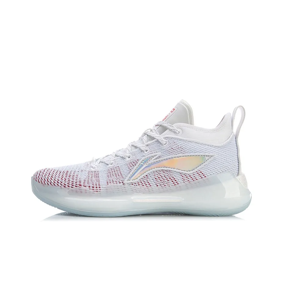 LINING YuShuai 13 Basketball Shoes Men's Mid Top White/Red