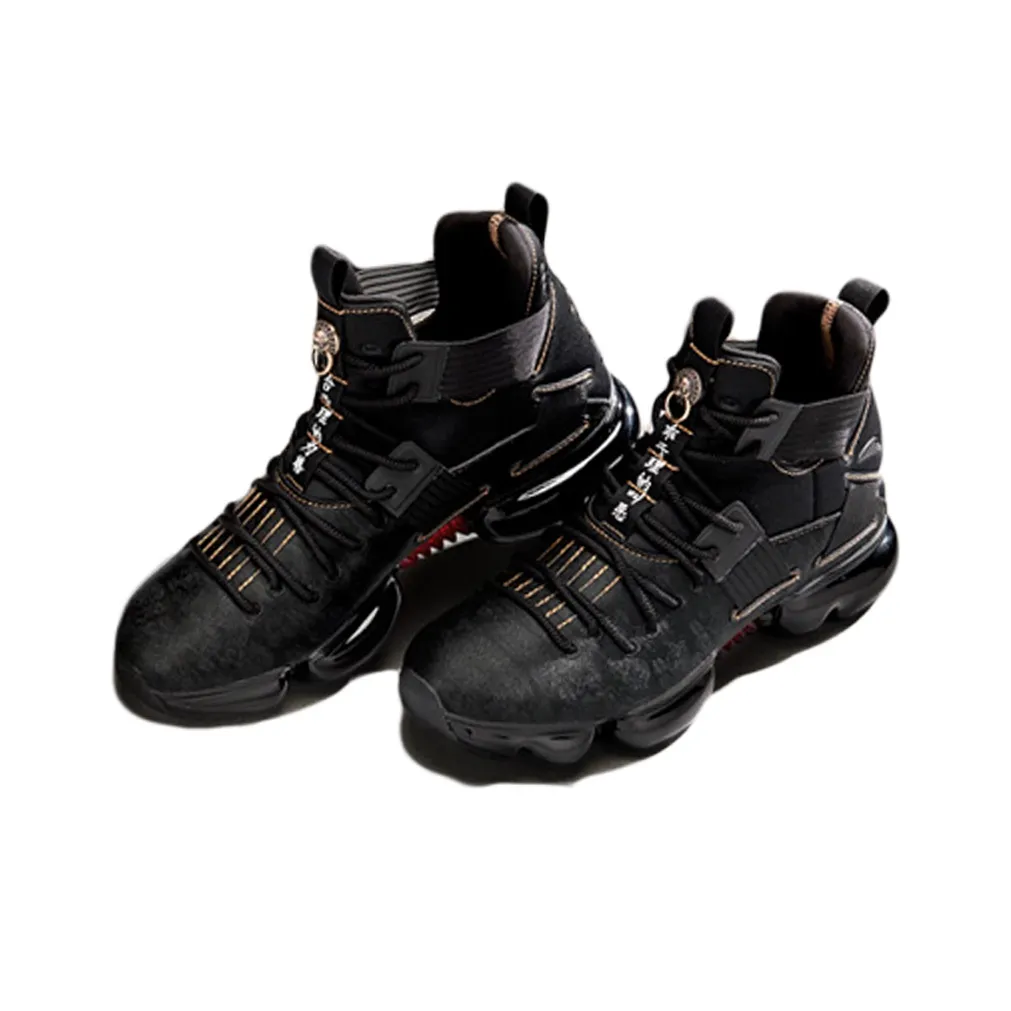 CHUSAN x Anta Non slip Lightweight High Top Basketball Shoes Men's Black