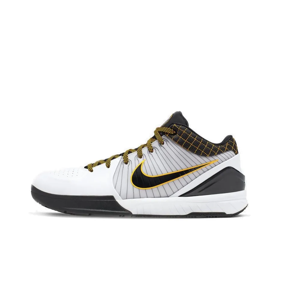 Nike Kobe 4 Protro White Black Del Sol