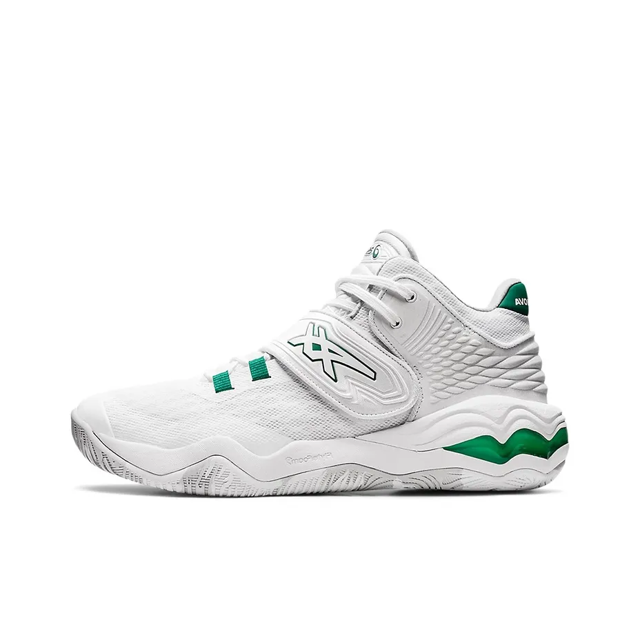 Asics Invade Nova MID Топ Баскетбольные кроссовки Мужские Белые Зеленые