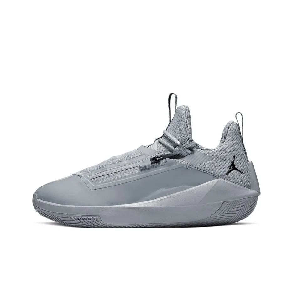 Jordan Jumpman Hustle Non Slip Легкий Низкий Топ Баскетбольные кроссовки Мужской Серый