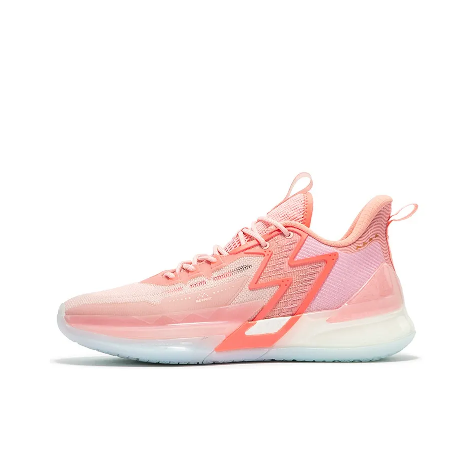 361° BIG3 4.0 PRO Low Top QU!KFLAME Performance Basketball Shoes Men's Pale Peach Pink