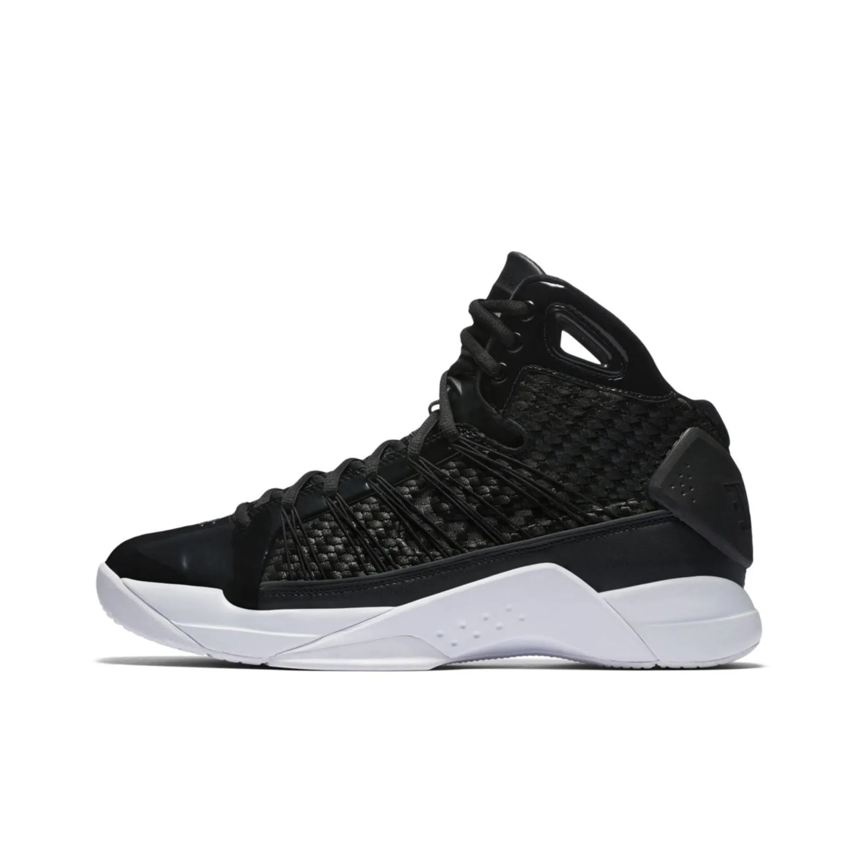 nike Hyperdunk Lu Нескользящий Легкий MID Баскетбольные кроссовки Мужской Черный