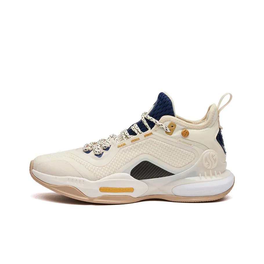 361° AG 2 Aaron Gordon AG2 Устойчивый к истиранию Противоскользящий MID Баскетбольные кроссовки для игры Мужской Бежевый