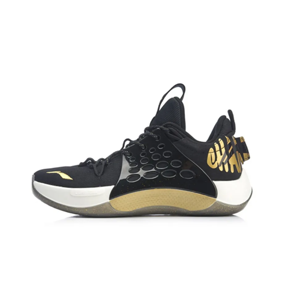 2018-2019 Season CBA Champion Shoes Glory Edition - Black/Gold | LINING Sonic VII LOW Sneakers