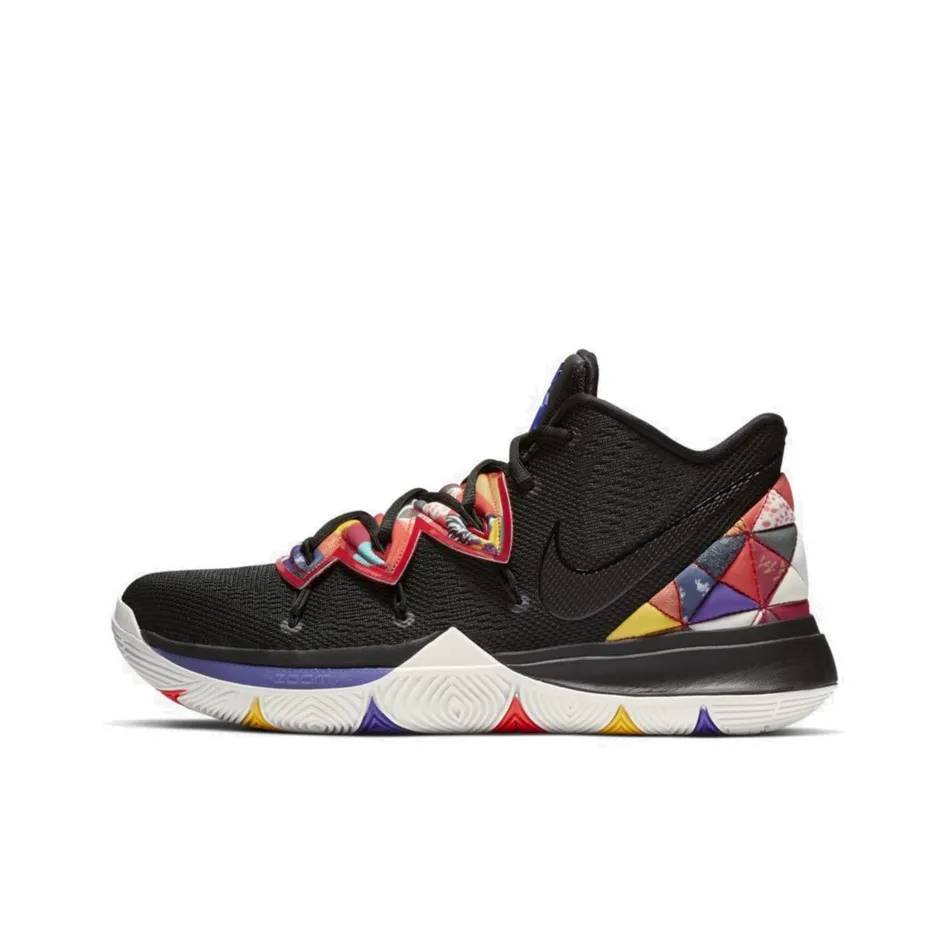Nike Kyrie 5 CNY Low Топ Баскетбольные кроссовки для игры Мужской Черный Многоцветный