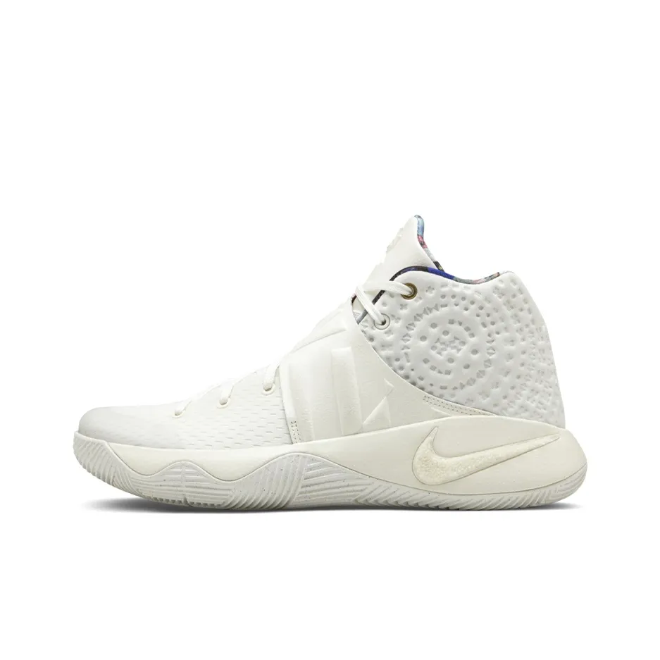 Nike Kyrie 2 'What The' Non Нижняя юбка Легкий MID Топ Баскетбольные кроссовки для игры Мужской Экрю