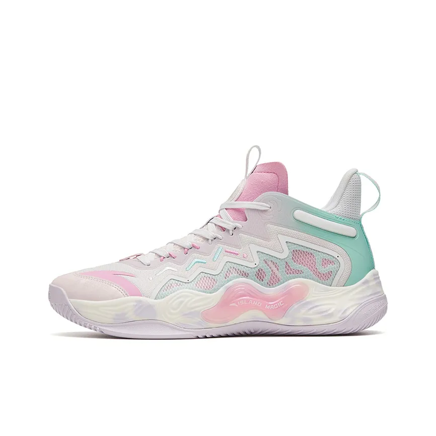 ANTA Magic Cement Bubble Outfield Basketball Shoes 'White Pink'