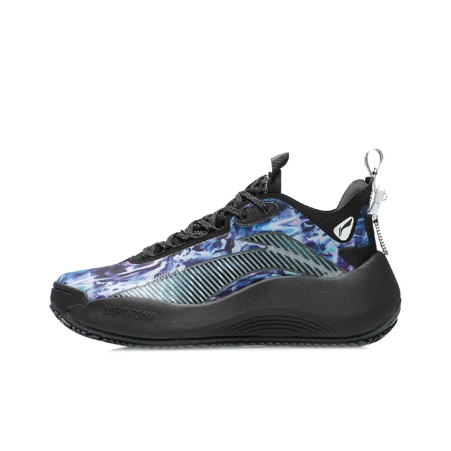 LINING BD5 Street Sole Basketball Shoes Women's Low top Black/Blue