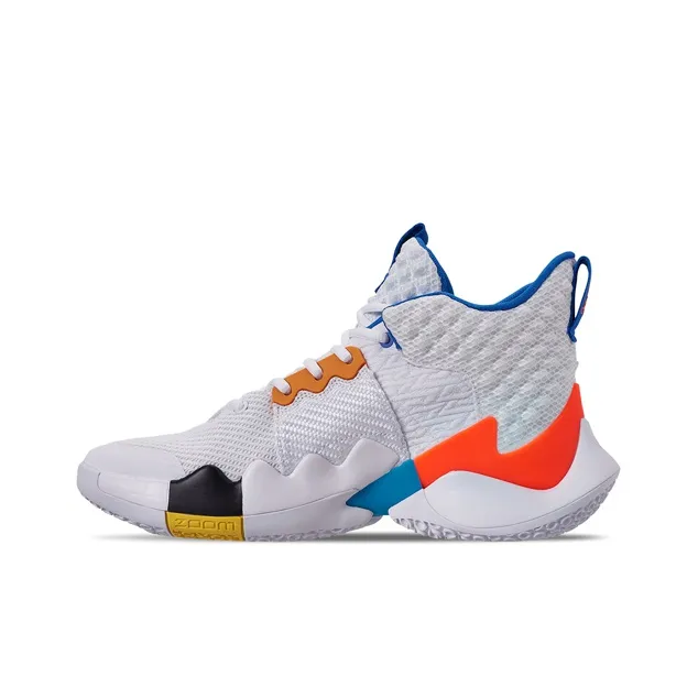 Джордан Why Not Zer0,2 Амортизаторы Нижняя юбка Резистентные MID Баскетбольные кроссовки